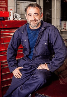 An image of Kevin, the mechanic from Coronation Street, the person identified when school children in 2013 were asked to identify an engineer
